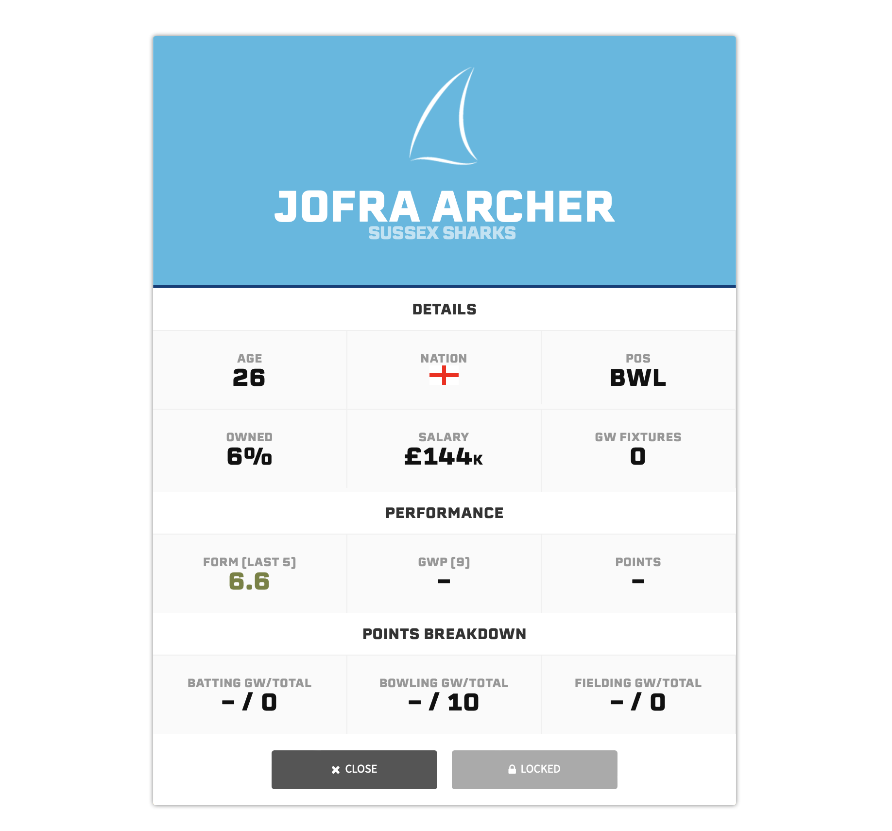 Player Profile